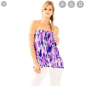 Lilly Pulitzer palma tube top size small S